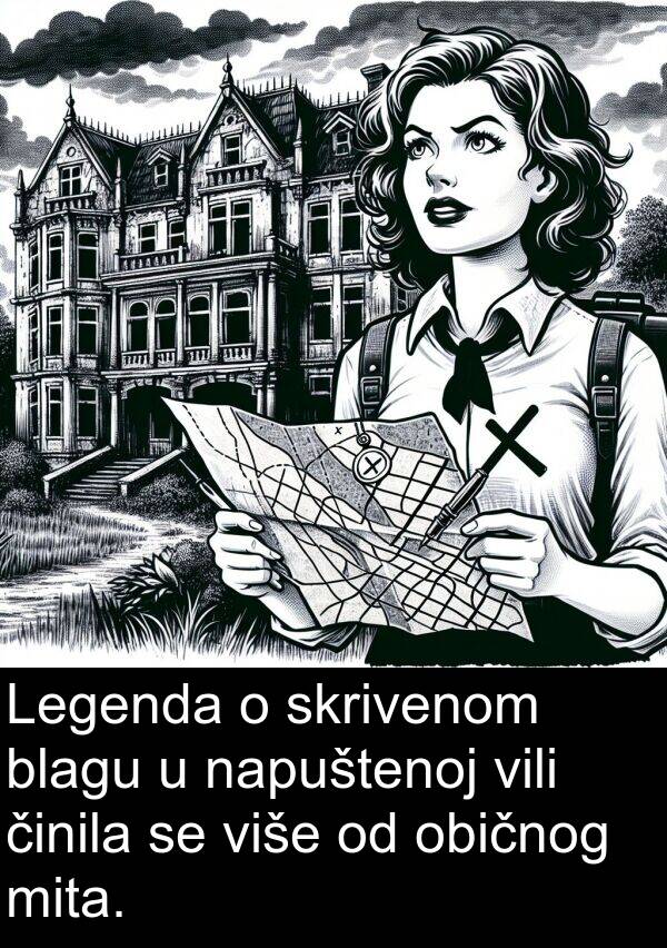 blagu: Legenda o skrivenom blagu u napuštenoj vili činila se više od običnog mita.