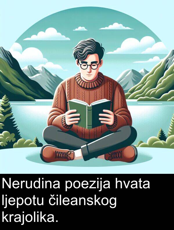 hvata: Nerudina poezija hvata ljepotu čileanskog krajolika.