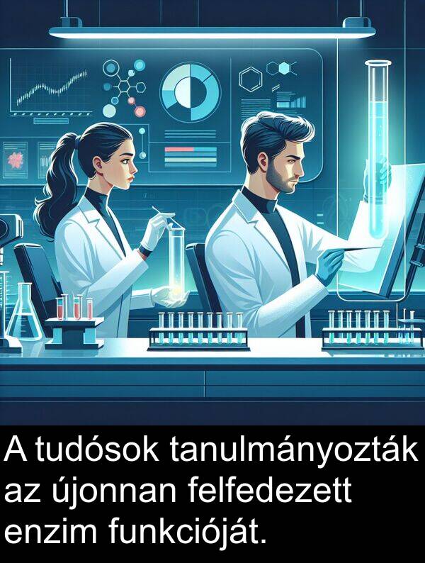 tudósok: A tudósok tanulmányozták az újonnan felfedezett enzim funkcióját.