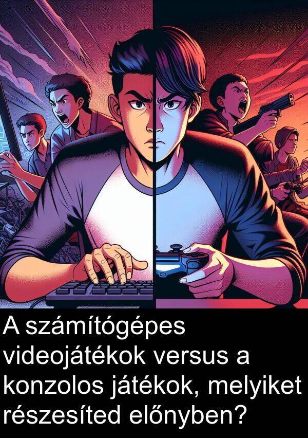 előnyben: A számítógépes videojátékok versus a konzolos játékok, melyiket részesíted előnyben?