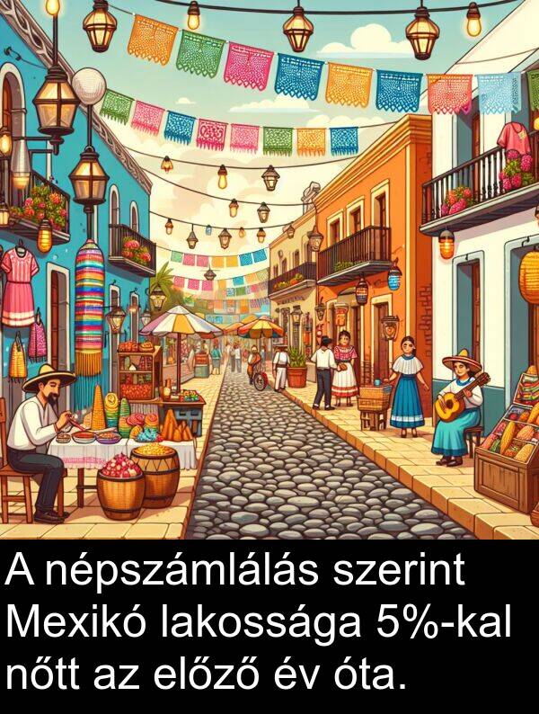 előző: A népszámlálás szerint Mexikó lakossága 5%-kal nőtt az előző év óta.