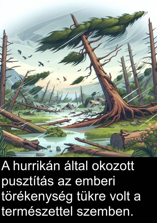 emberi: A hurrikán által okozott pusztítás az emberi törékenység tükre volt a természettel szemben.