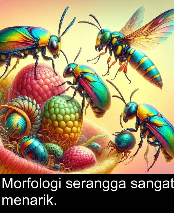 sangat: Morfologi serangga sangat menarik.