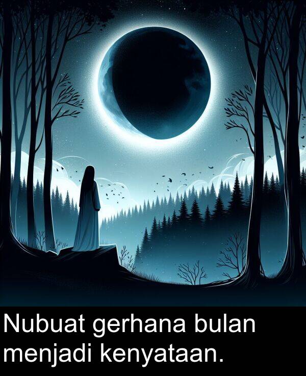 gerhana: Nubuat gerhana bulan menjadi kenyataan.