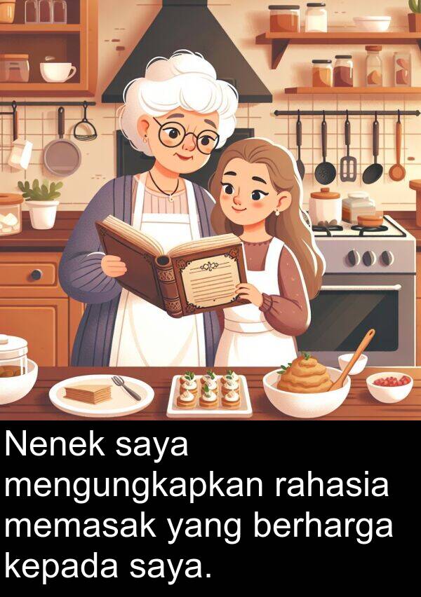 rahasia: Nenek saya mengungkapkan rahasia memasak yang berharga kepada saya.