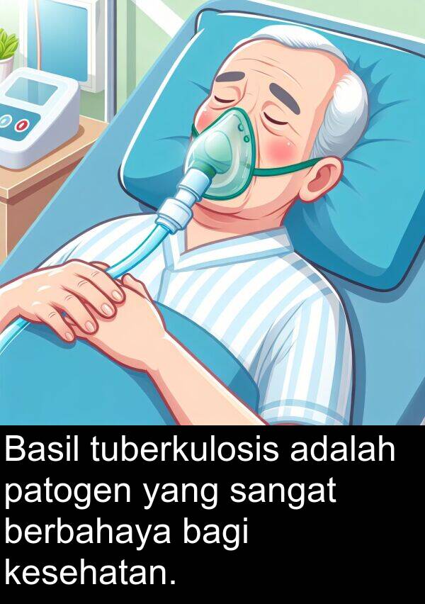 patogen: Basil tuberkulosis adalah patogen yang sangat berbahaya bagi kesehatan.