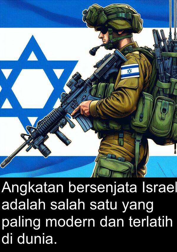 paling: Angkatan bersenjata Israel adalah salah satu yang paling modern dan terlatih di dunia.