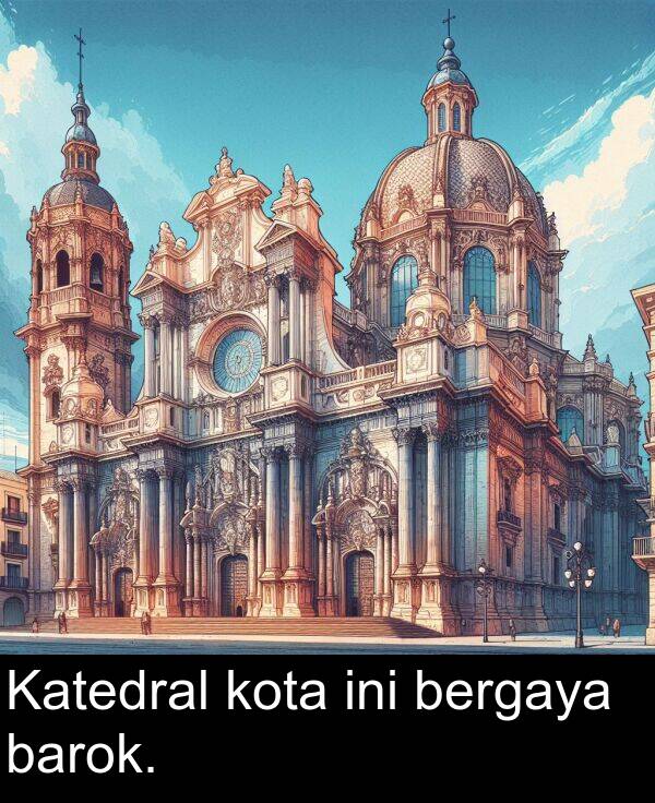 barok: Katedral kota ini bergaya barok.