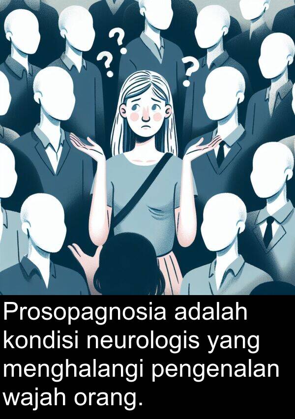 pengenalan: Prosopagnosia adalah kondisi neurologis yang menghalangi pengenalan wajah orang.