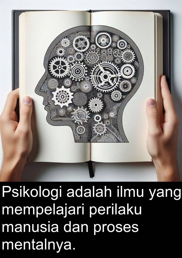 ilmu: Psikologi adalah ilmu yang mempelajari perilaku manusia dan proses mentalnya.