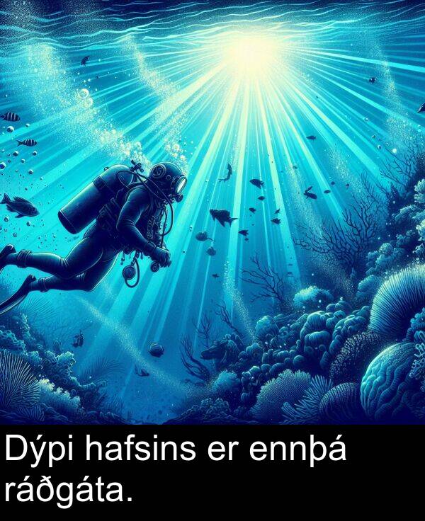 hafsins: Dýpi hafsins er ennþá ráðgáta.