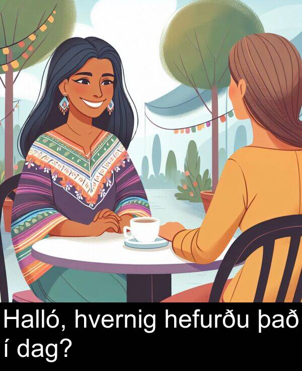 hefurðu: Halló, hvernig hefurðu það í dag?