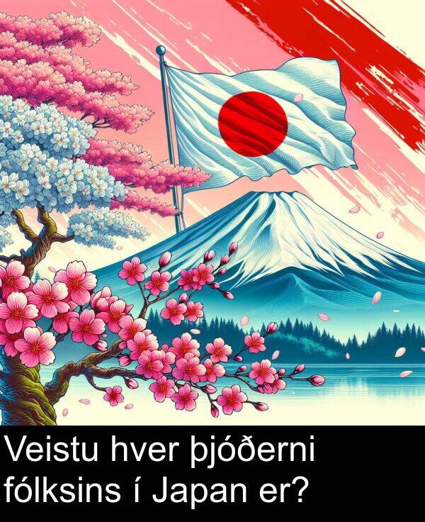 þjóðerni: Veistu hver þjóðerni fólksins í Japan er?