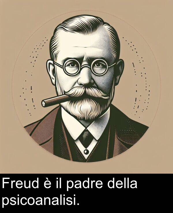 padre: Freud è il padre della psicoanalisi.