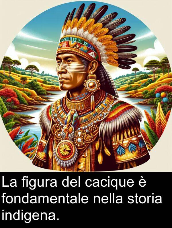 indigena: La figura del cacique è fondamentale nella storia indigena.