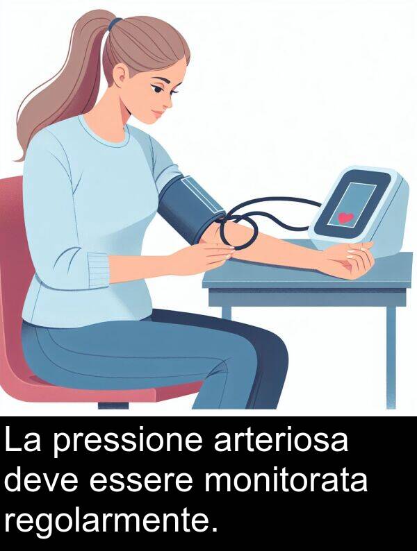 pressione: La pressione arteriosa deve essere monitorata regolarmente.