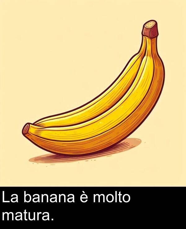 banana: La banana è molto matura.