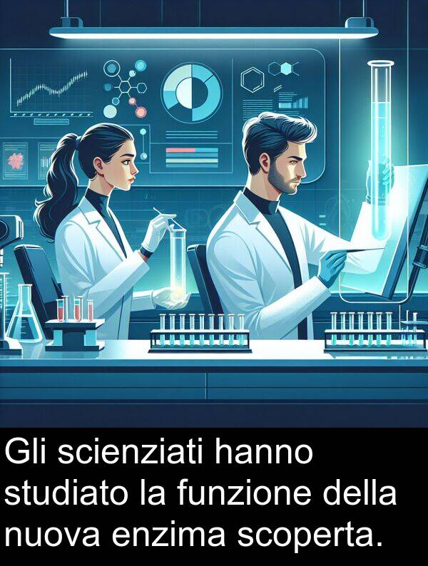 nuova: Gli scienziati hanno studiato la funzione della nuova enzima scoperta.