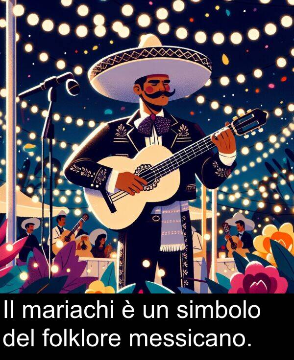 del: Il mariachi è un simbolo del folklore messicano.