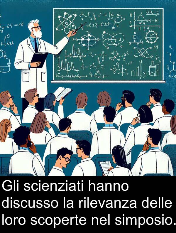 rilevanza: Gli scienziati hanno discusso la rilevanza delle loro scoperte nel simposio.