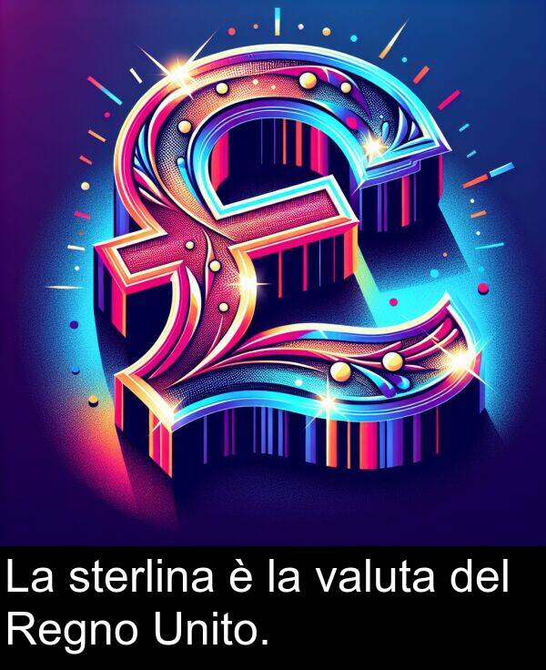 valuta: La sterlina è la valuta del Regno Unito.