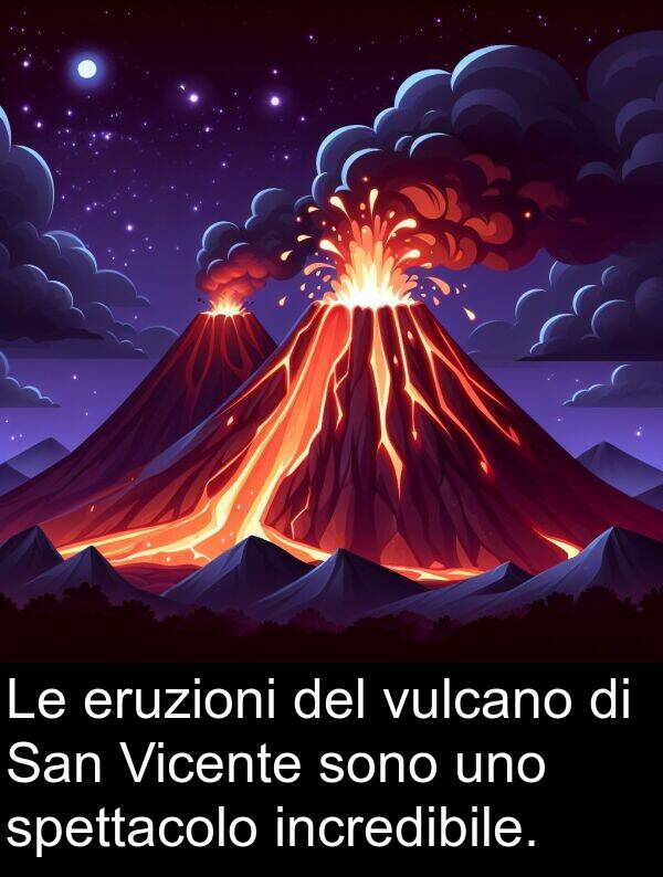 incredibile: Le eruzioni del vulcano di San Vicente sono uno spettacolo incredibile.