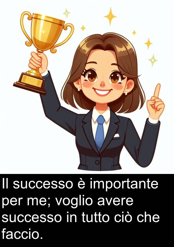 importante: Il successo è importante per me; voglio avere successo in tutto ciò che faccio.