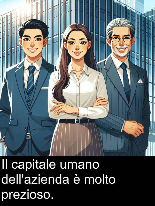 umano: Il capitale umano dell'azienda è molto prezioso.