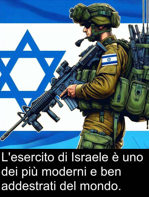 ben: L'esercito di Israele è uno dei più moderni e ben addestrati del mondo.