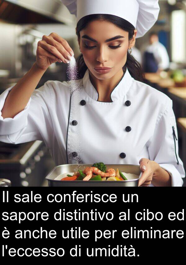 anche: Il sale conferisce un sapore distintivo al cibo ed è anche utile per eliminare l'eccesso di umidità.