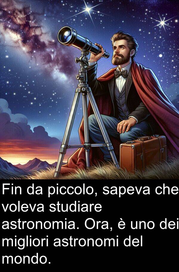 migliori: Fin da piccolo, sapeva che voleva studiare astronomia. Ora, è uno dei migliori astronomi del mondo.