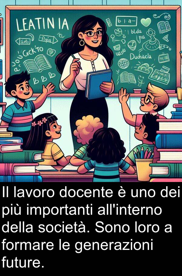 importanti: Il lavoro docente è uno dei più importanti all'interno della società. Sono loro a formare le generazioni future.