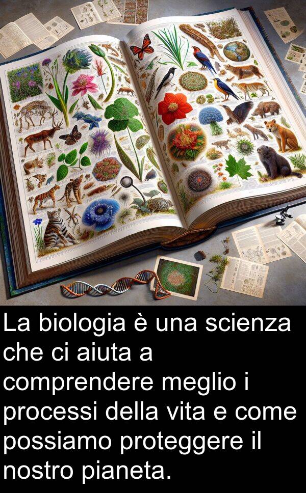 nostro: La biologia è una scienza che ci aiuta a comprendere meglio i processi della vita e come possiamo proteggere il nostro pianeta.