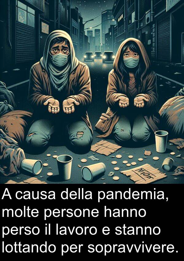 lavoro: A causa della pandemia, molte persone hanno perso il lavoro e stanno lottando per sopravvivere.