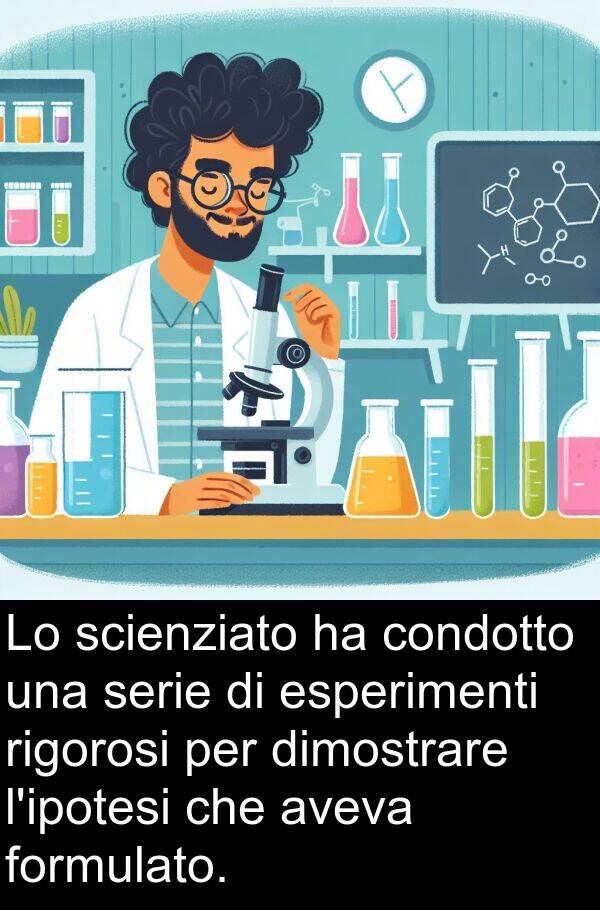 rigorosi: Lo scienziato ha condotto una serie di esperimenti rigorosi per dimostrare l'ipotesi che aveva formulato.