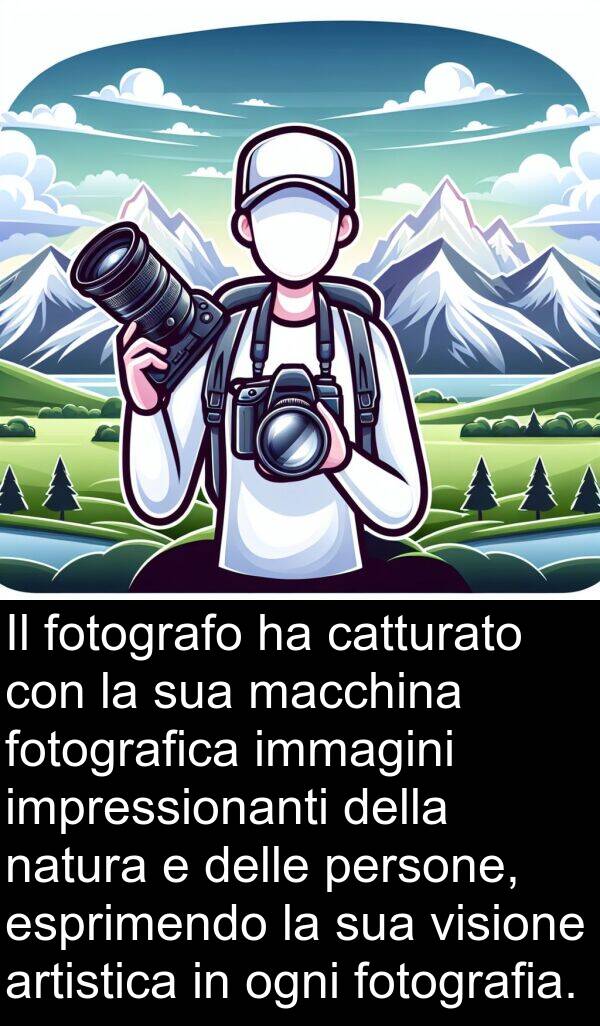 impressionanti: Il fotografo ha catturato con la sua macchina fotografica immagini impressionanti della natura e delle persone, esprimendo la sua visione artistica in ogni fotografia.