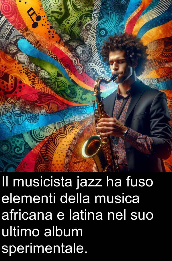 jazz: Il musicista jazz ha fuso elementi della musica africana e latina nel suo ultimo album sperimentale.