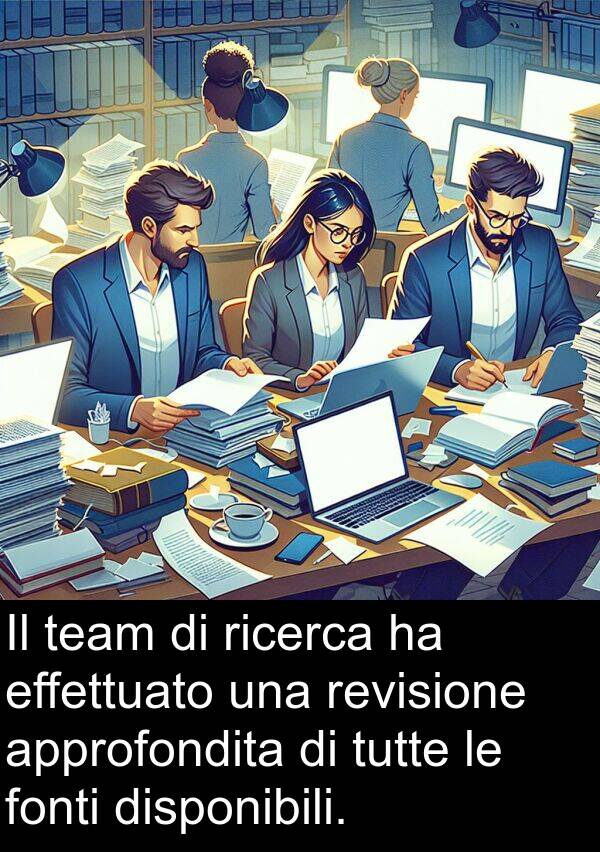 team: Il team di ricerca ha effettuato una revisione approfondita di tutte le fonti disponibili.