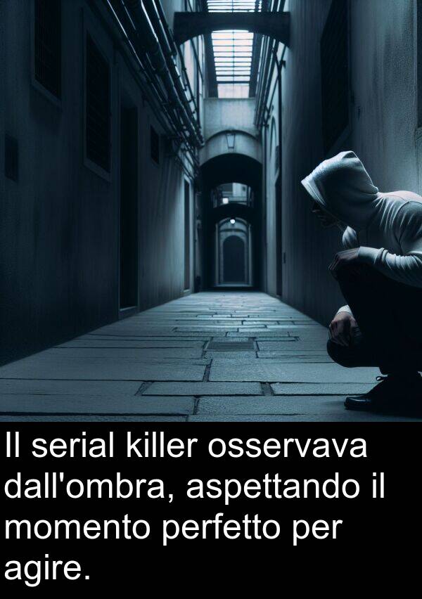 killer: Il serial killer osservava dall'ombra, aspettando il momento perfetto per agire.