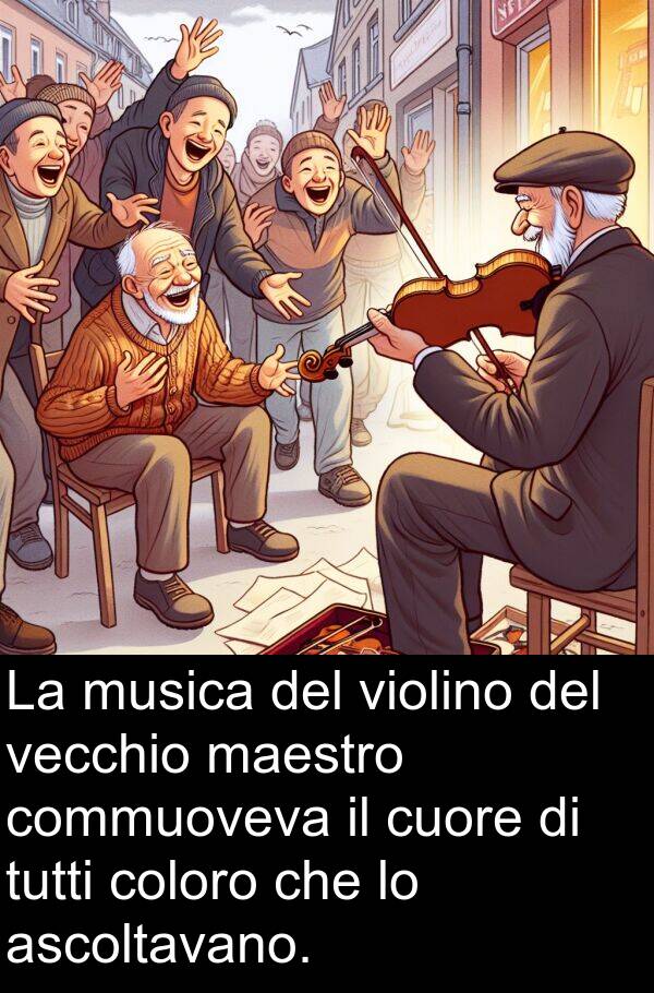 vecchio: La musica del violino del vecchio maestro commuoveva il cuore di tutti coloro che lo ascoltavano.