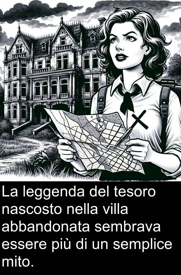 tesoro: La leggenda del tesoro nascosto nella villa abbandonata sembrava essere più di un semplice mito.