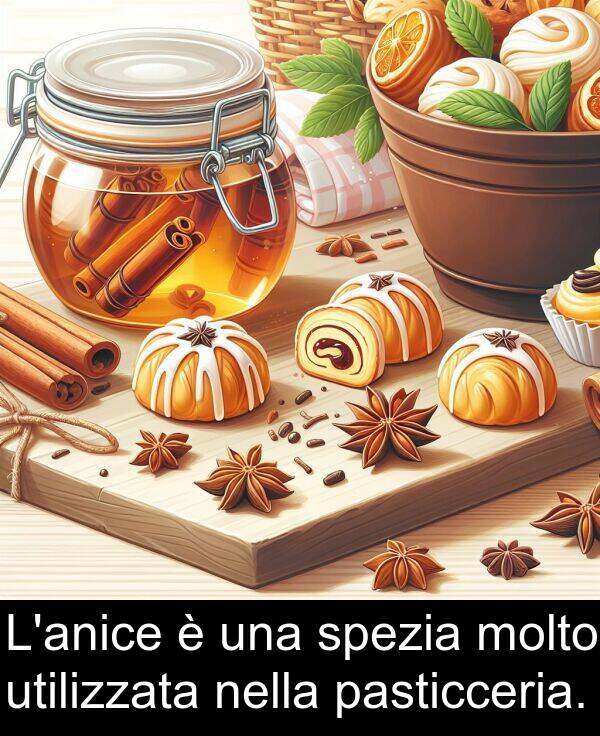 pasticceria: L'anice è una spezia molto utilizzata nella pasticceria.