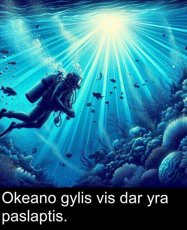 dar: Okeano gylis vis dar yra paslaptis.