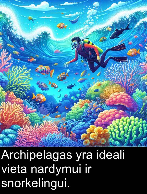 nardymui: Archipelagas yra ideali vieta nardymui ir snorkelingui.