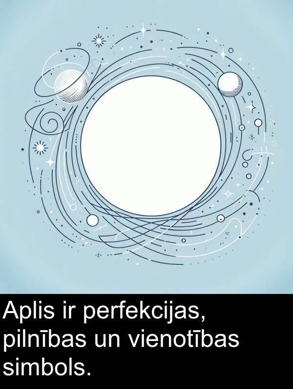 perfekcijas: Aplis ir perfekcijas, pilnības un vienotības simbols.