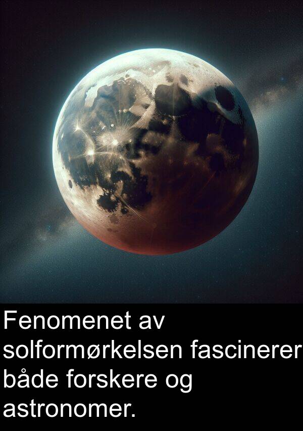 både: Fenomenet av solformørkelsen fascinerer både forskere og astronomer.