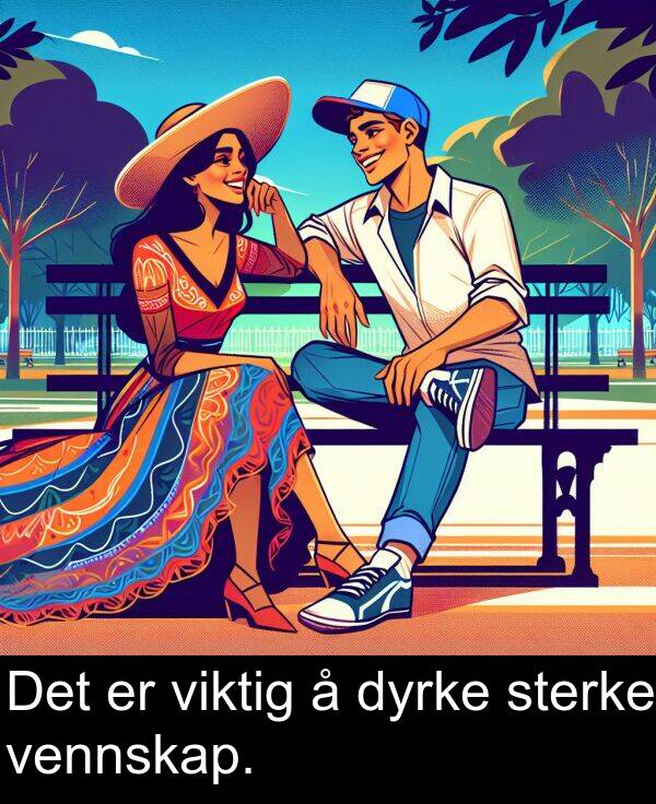 viktig: Det er viktig å dyrke sterke vennskap.