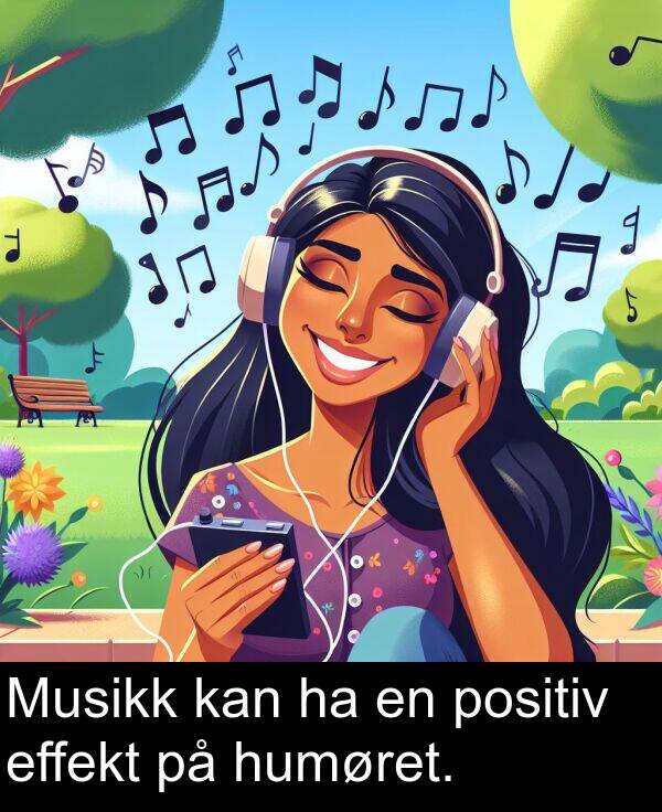 effekt: Musikk kan ha en positiv effekt på humøret.