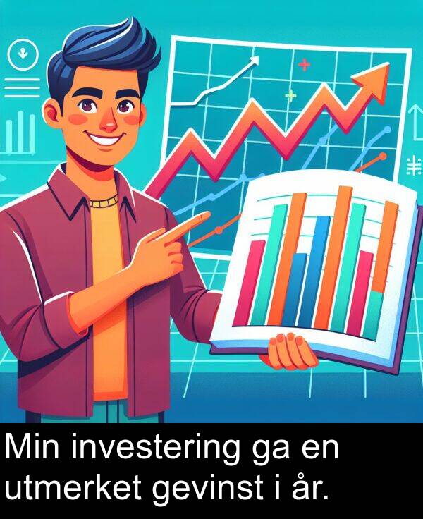 investering: Min investering ga en utmerket gevinst i år.