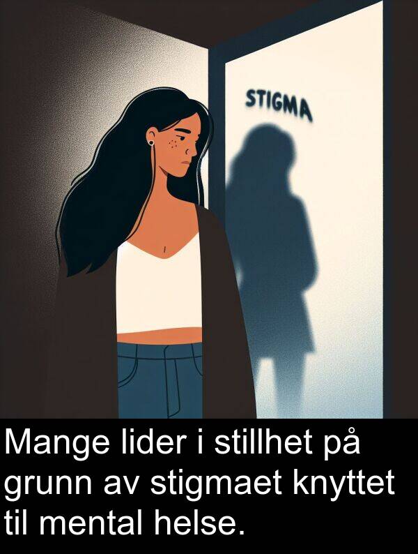 mental: Mange lider i stillhet på grunn av stigmaet knyttet til mental helse.